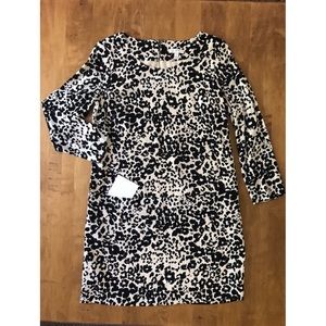 J. Crew Leopard Print Shift Dress w/ Pockets Sz 4